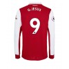 Herren Fußballbekleidung Arsenal Gabriel Jesus #9 Heimtrikot 2022-23 Langarm